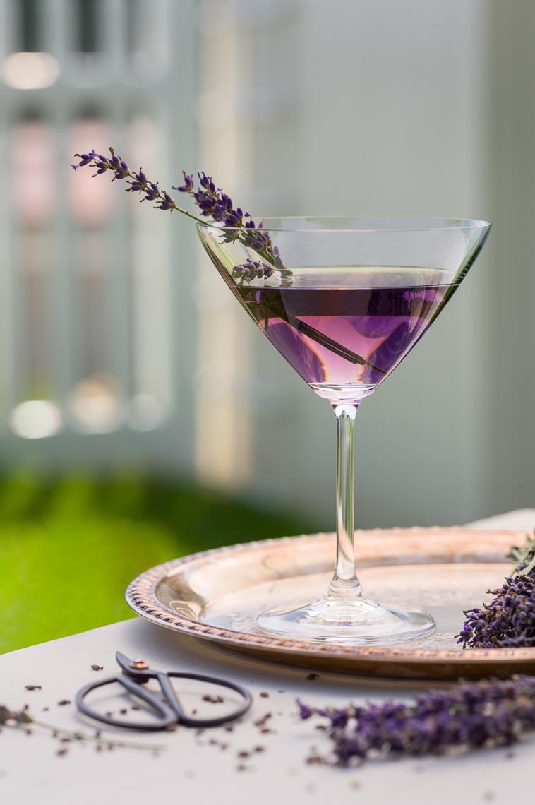 Lavender Cocktail - Drink Photographer, PA, NJ & NY