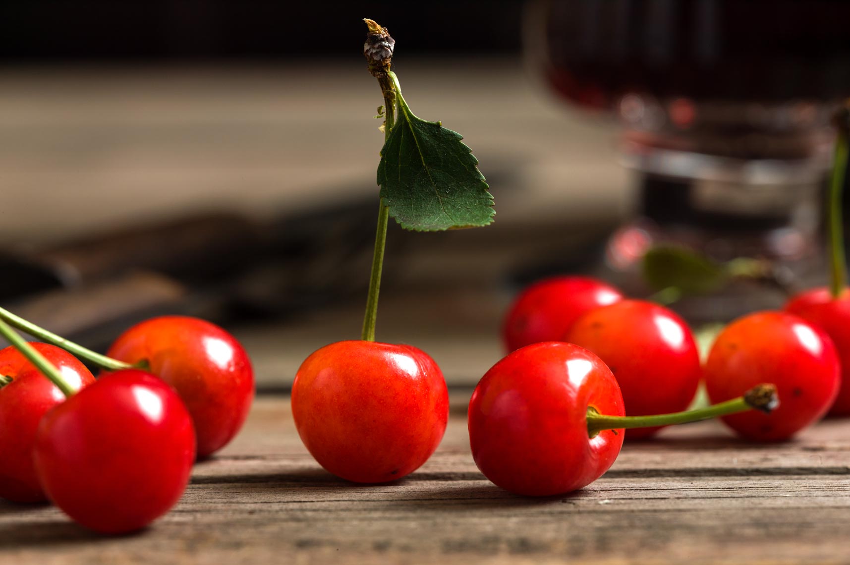 Tart Cherries On Table  - Lehigh Valley Food Photography