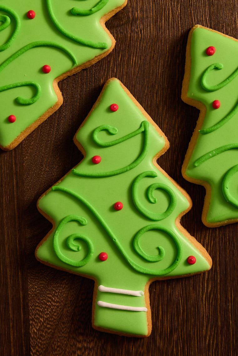Christmas Tree Cookies - Food Photographer PA, NJ & NY