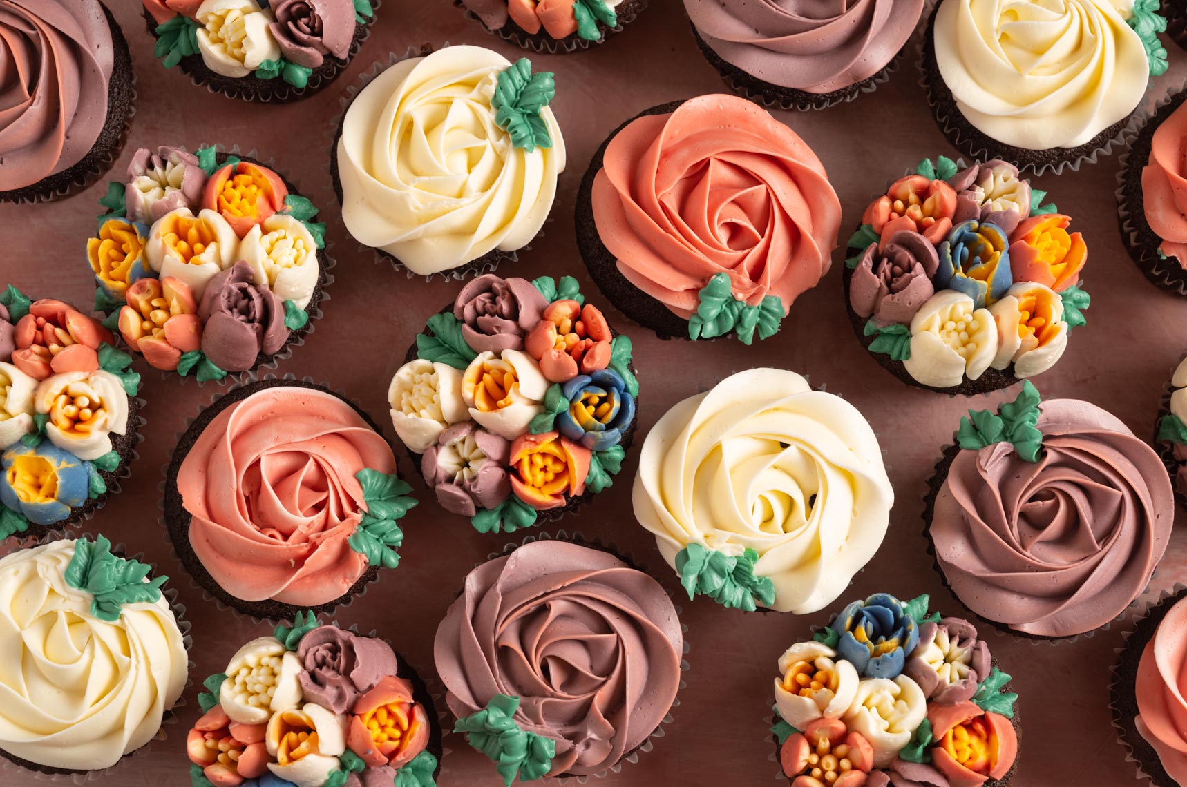 Floral Cupcakes - New Hope, PA Food Photographer