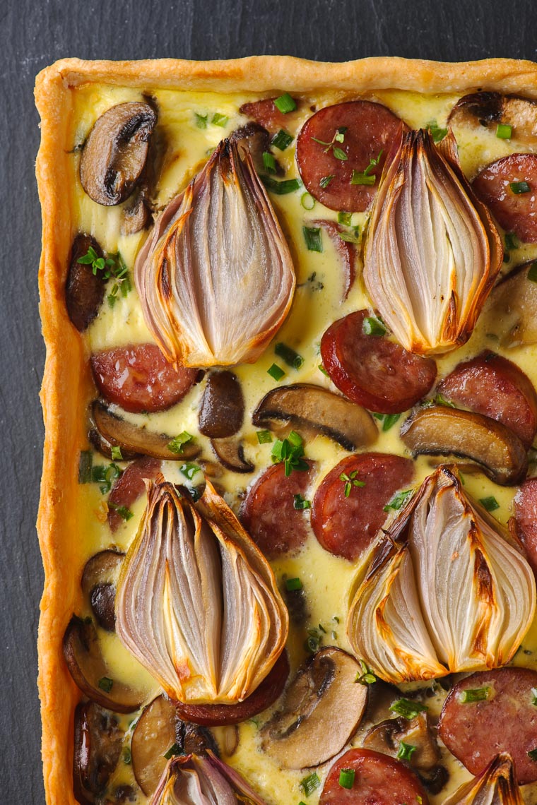 Mushroom Tart - PA, NJ & NYC Food Photography & Stylist