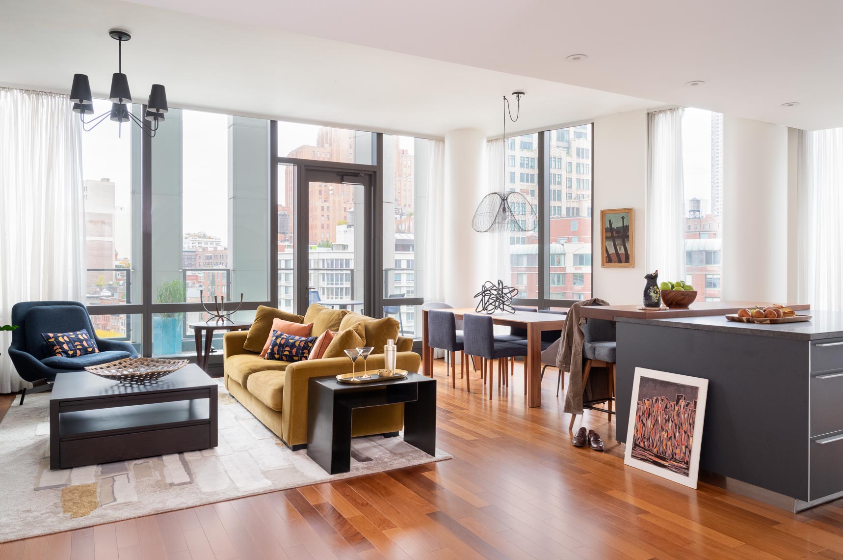 NYC & NJ Interior Photographer - Tribeca Living Space Design