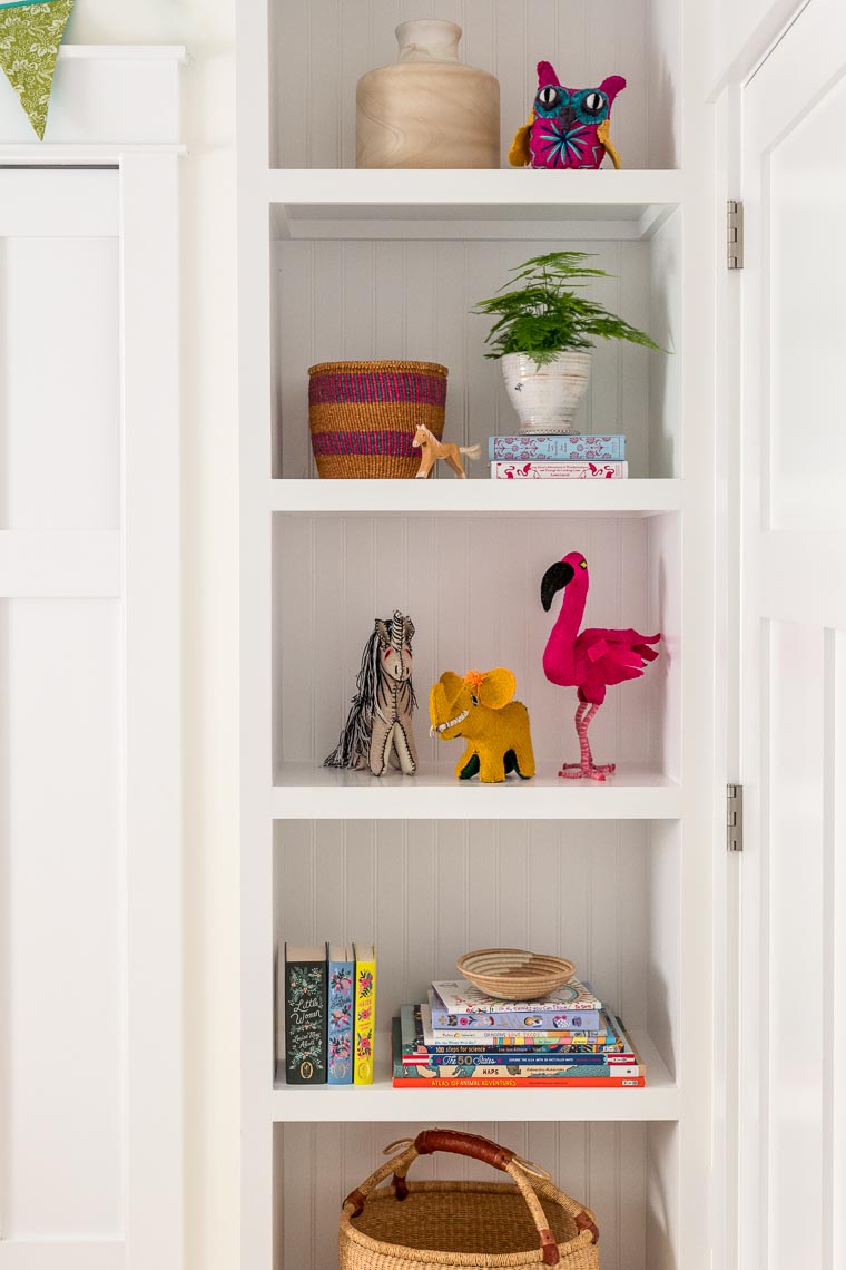 Kids Bedroom Shelf Design - Philadelphia Interior Photographer