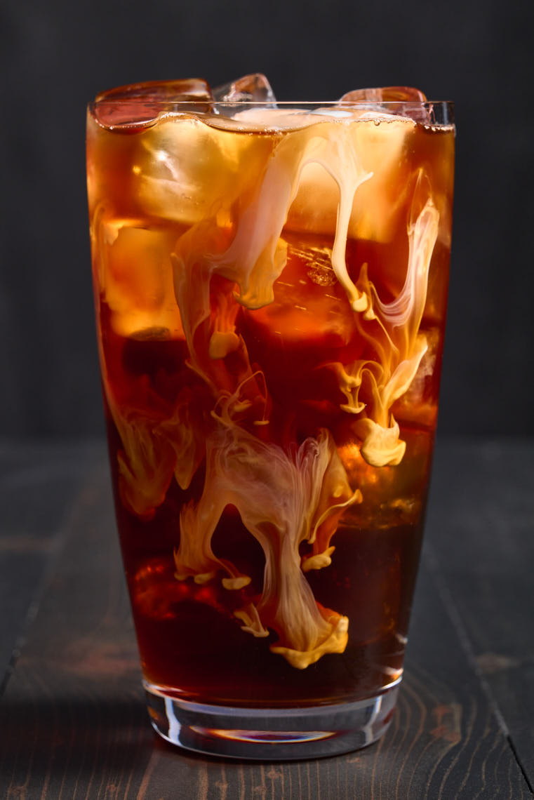 Poured Iced Coffee Drink - Drink Photographer - PA, NJ & NYC