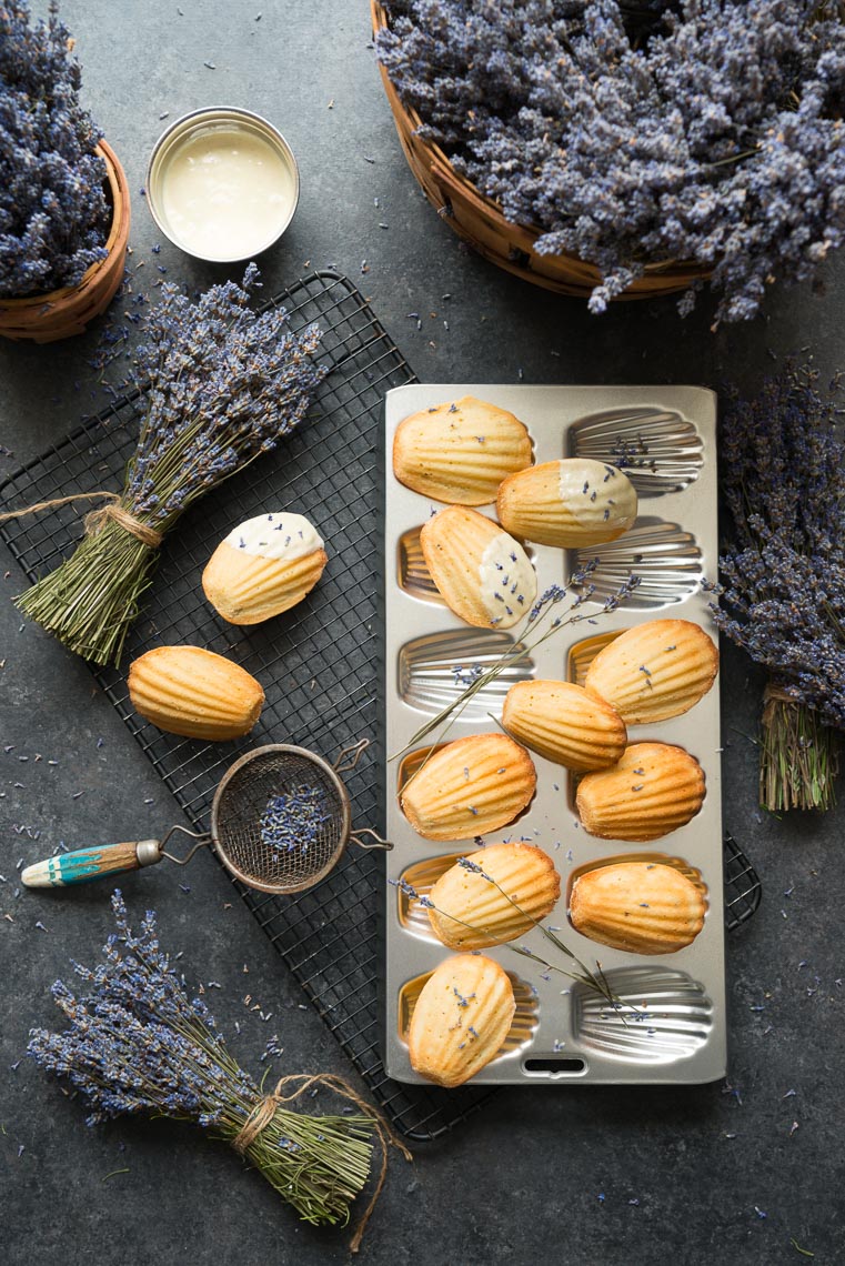 Lavender Madeleines - Food Photographer In Pennsylvania