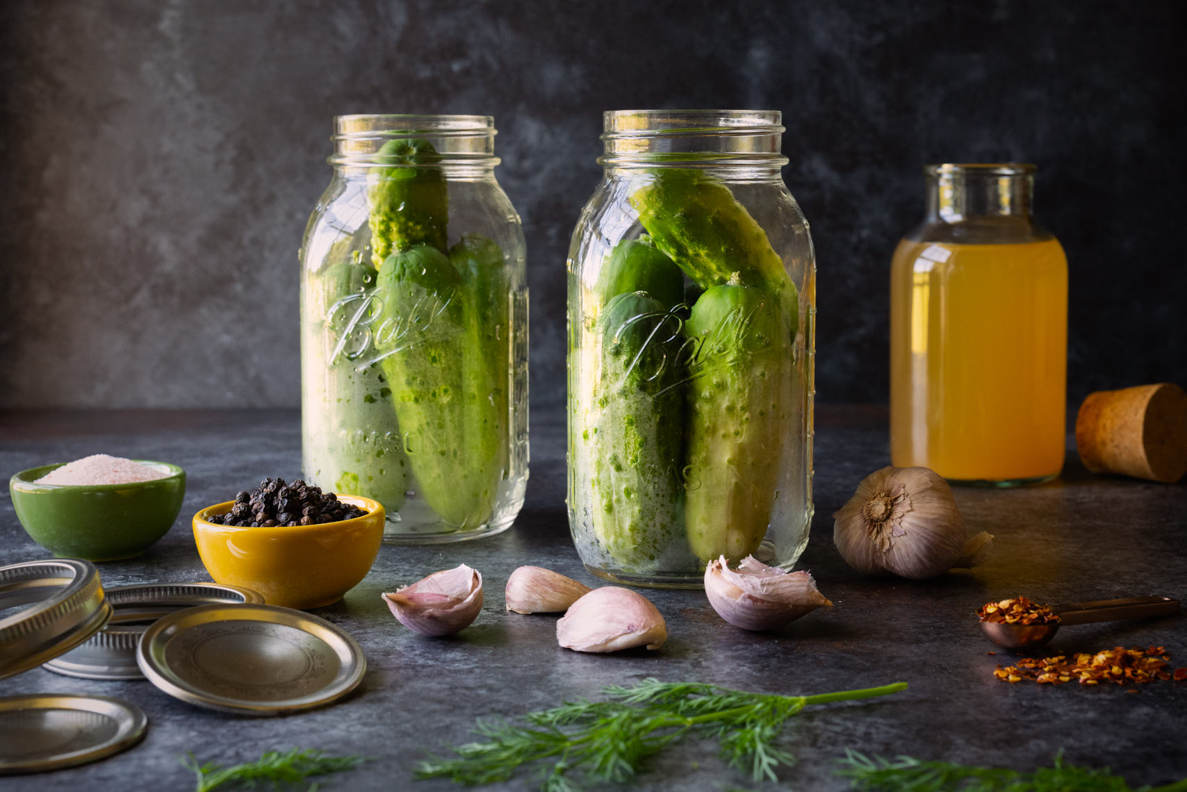 Homemade Pickles - Food Photographer Pennsylvania