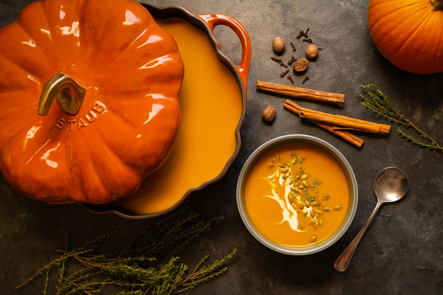 Pumpkin Soup - By Food Photographer & Stylist - Philadelphia, PA & New Jersey