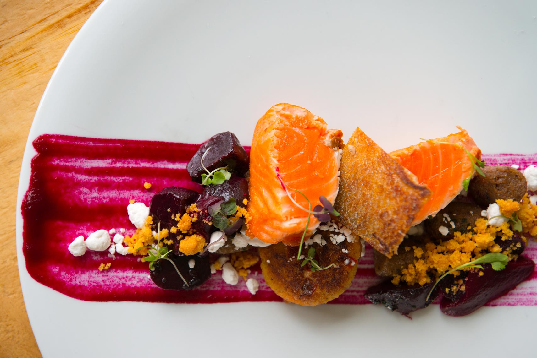 Salmon Dish - The Ryland Inn - New Jersey Restaurant Photography