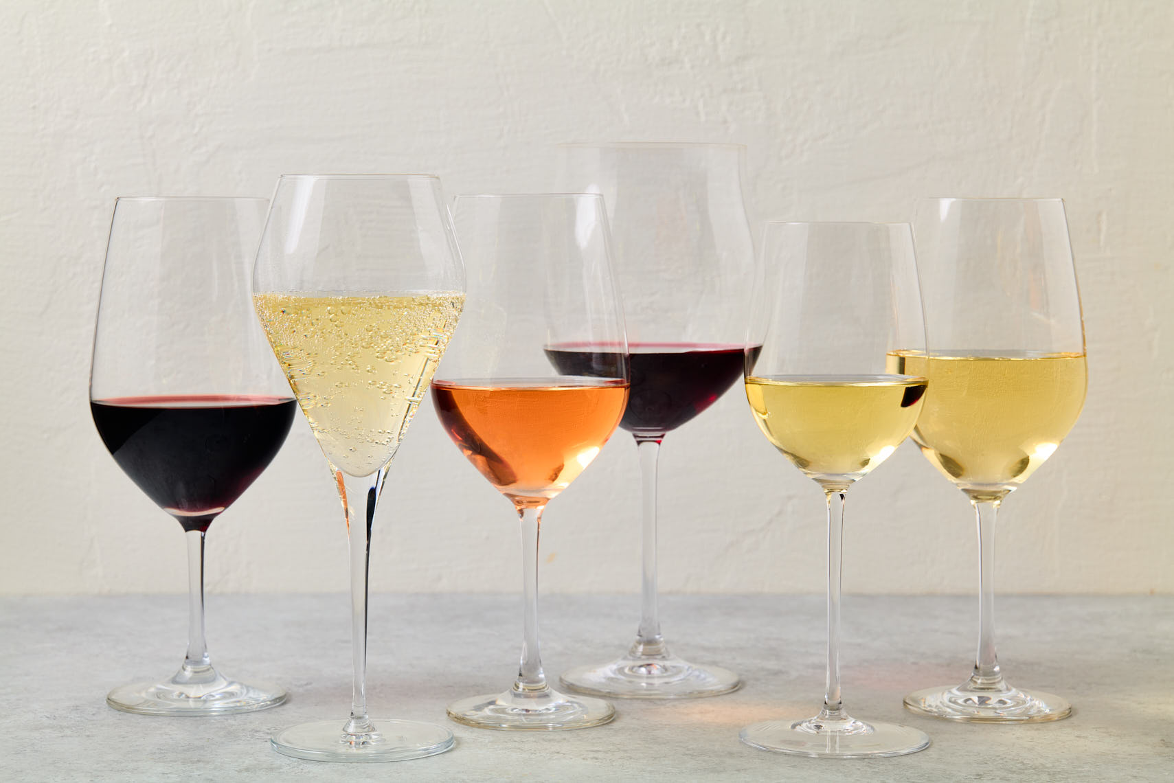 Red, Rosé & White Whine Lineup - Drink Photographer PA & NJ